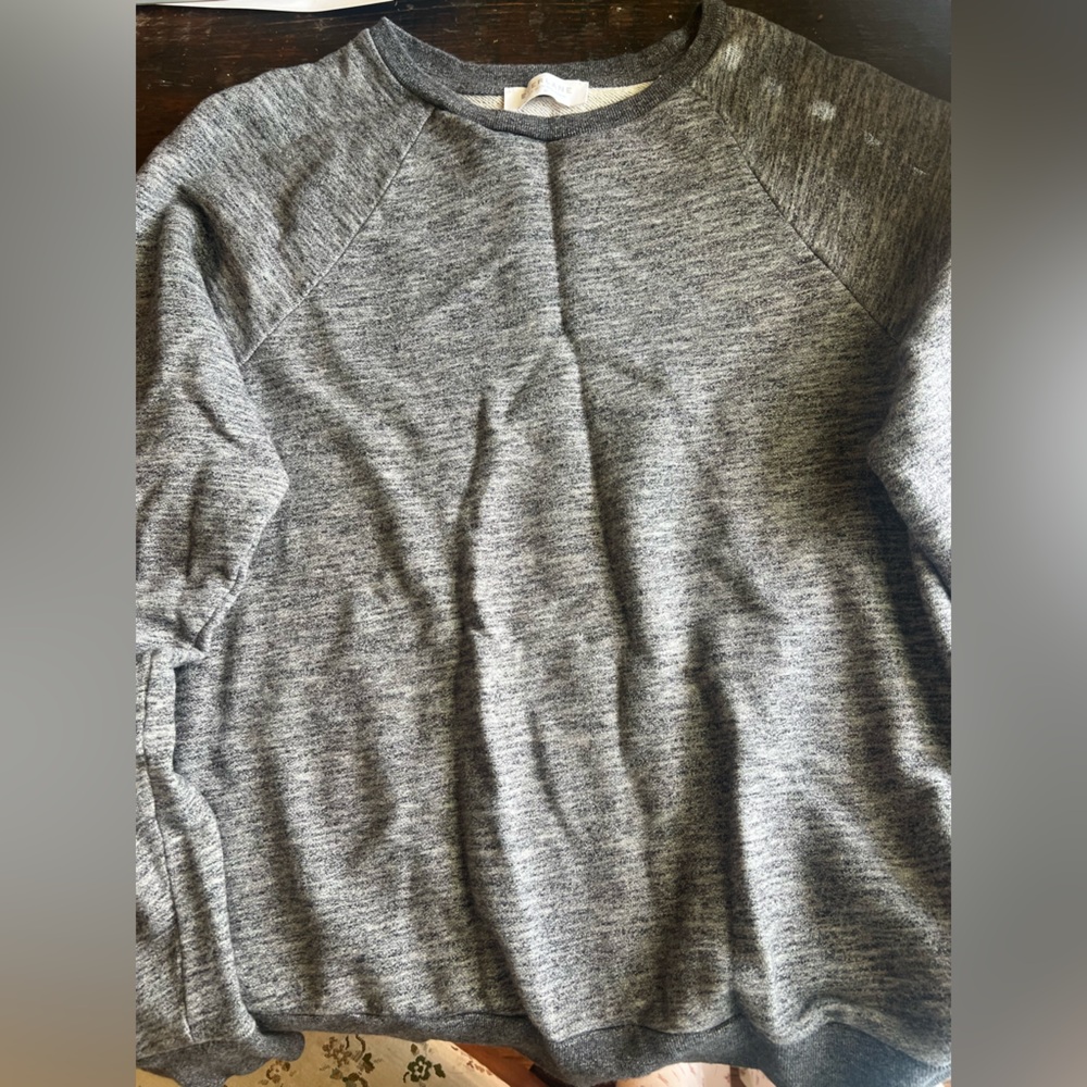 Everlane Men's Heather Gray Crewneck Sweater